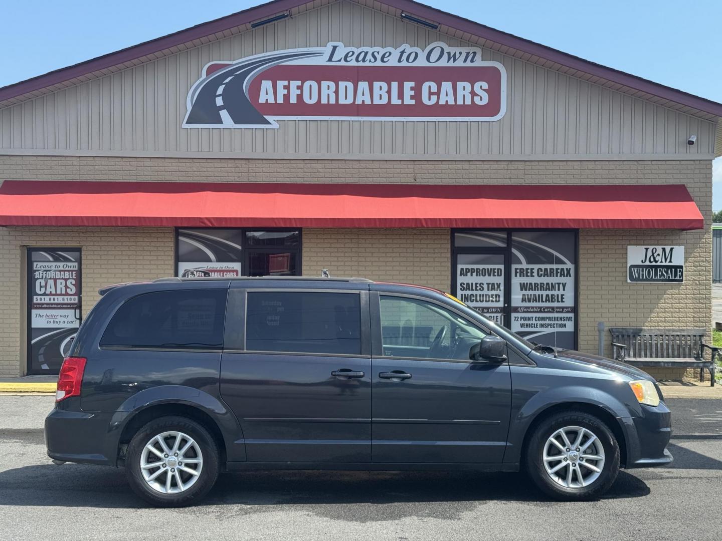 2014 Gray Dodge Grand Caravan Passenger (2C4RDGCG0ER) with an V6, Flex Fuel, 3.6 Liter engine, Automatic, 6-Spd transmission, located at 8008 Warden Rd, Sherwood, AR, 72120, (501) 801-6100, 34.830078, -92.186684 - Photo#0