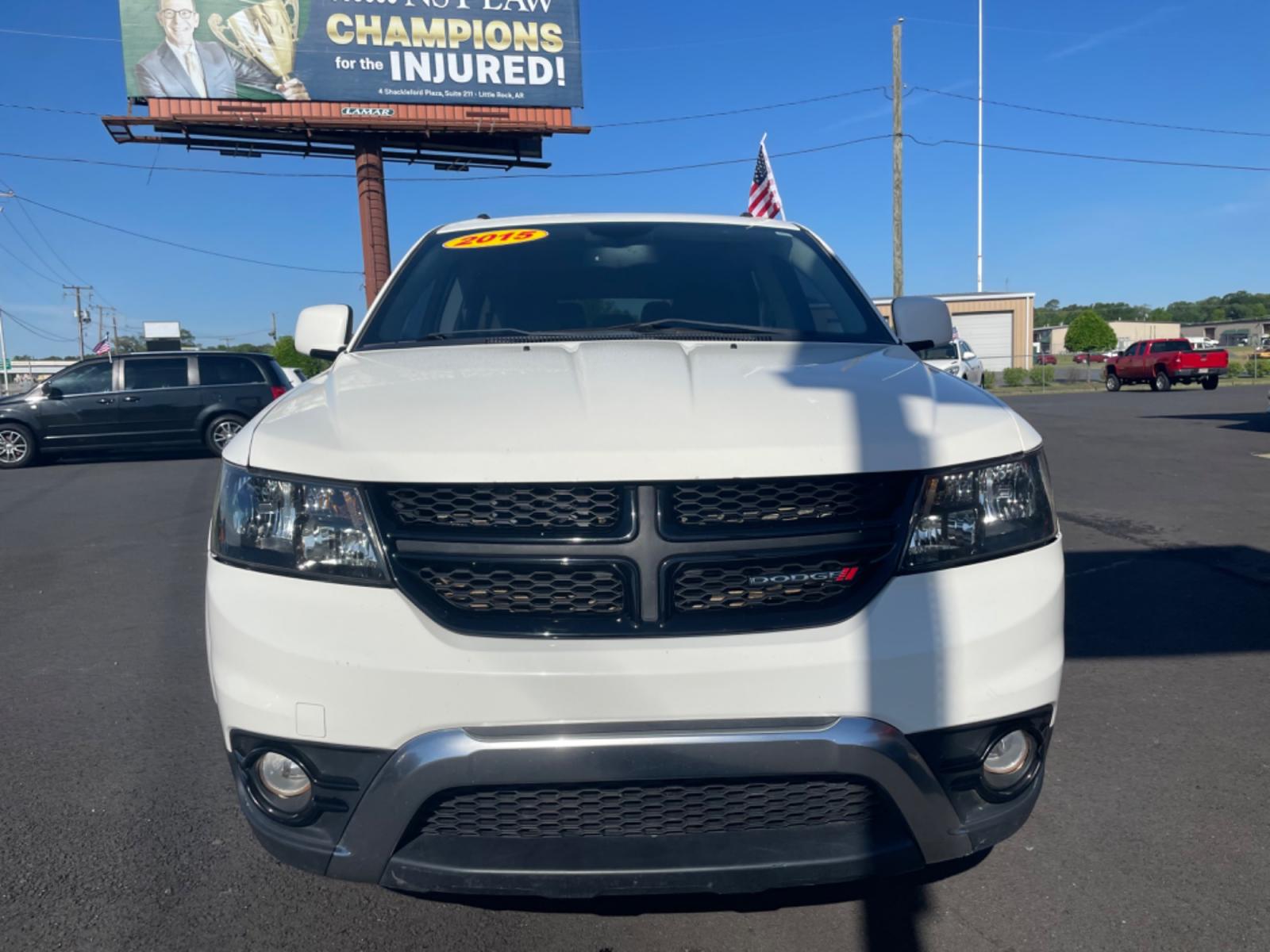 2015 White Dodge Journey (3C4PDCGG7FT) with an V6, 3.6 Liter engine, Automatic, 6-Spd w/AutoStick transmission, located at 8008 Warden Rd, Sherwood, AR, 72120, (501) 801-6100, 34.830078, -92.186684 - Photo #2