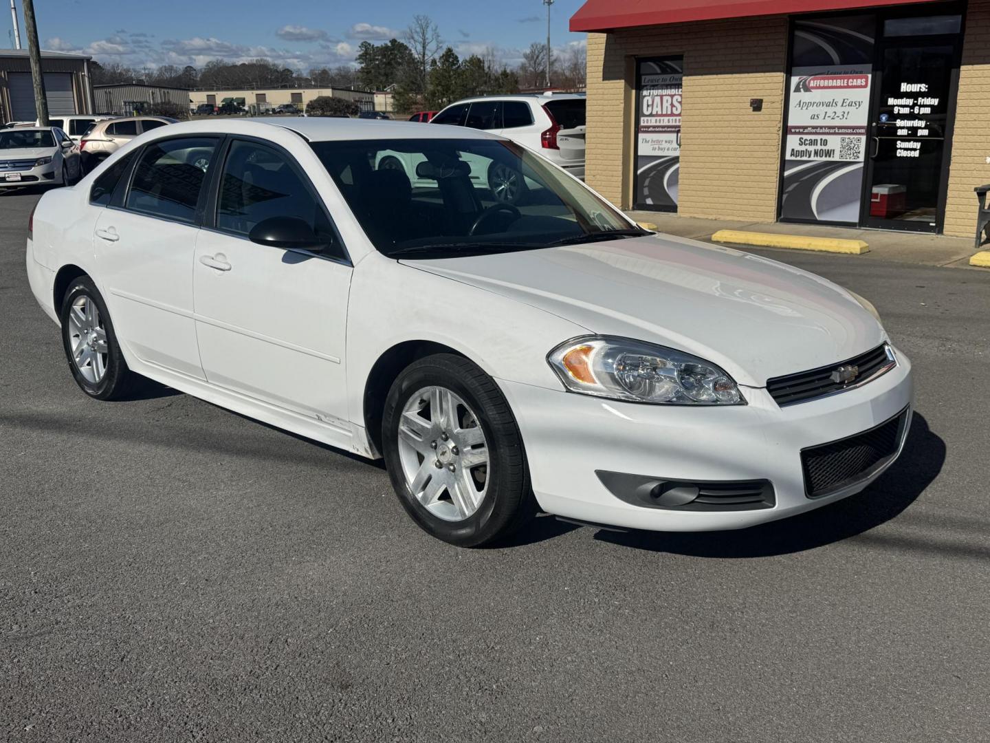 2011 White Chevrolet Impala (2G1WG5EK0B1) with an V6, Flex Fuel, 3.5 Liter engine, Automatic, 4-Spd w/Overdrive transmission, located at 8008 Warden Rd, Sherwood, AR, 72120, (501) 801-6100, 34.830078, -92.186684 - Photo#1