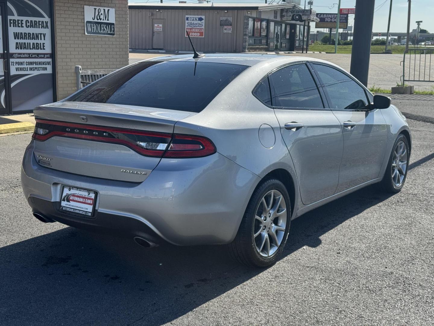 2015 Silver Dodge Dart (1C3CDFBB0FD) with an 4-Cyl, MultiAir PZEV 2.4L engine, Manual, 6-Spd transmission, located at 8008 Warden Rd, Sherwood, AR, 72120, (501) 801-6100, 34.830078, -92.186684 - Photo#7