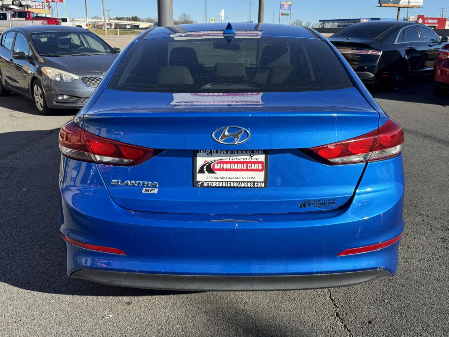 2017 Blue Hyundai Elantra (KMHD74LF7HU) with an 4-Cyl, 2.0 Liter engine, Auto, 6-Spd Shiftronic transmission, located at 8008 Warden Rd, Sherwood, AR, 72120, (501) 801-6100, 34.830078, -92.186684 - Photo#6