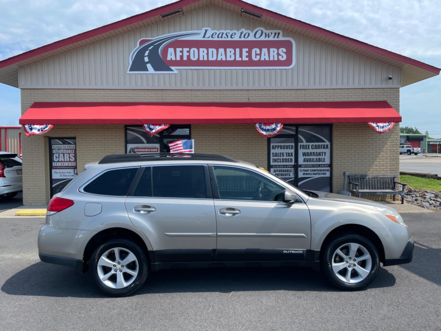 2014 Silver Subaru Outback (4S4BRCCC9E3) with an 4-Cyl, 2.5 Liter engine, Automatic, CVT w/Manual Mode transmission, located at 8008 Warden Rd, Sherwood, AR, 72120, (501) 801-6100, 34.830078, -92.186684 - Photo#0