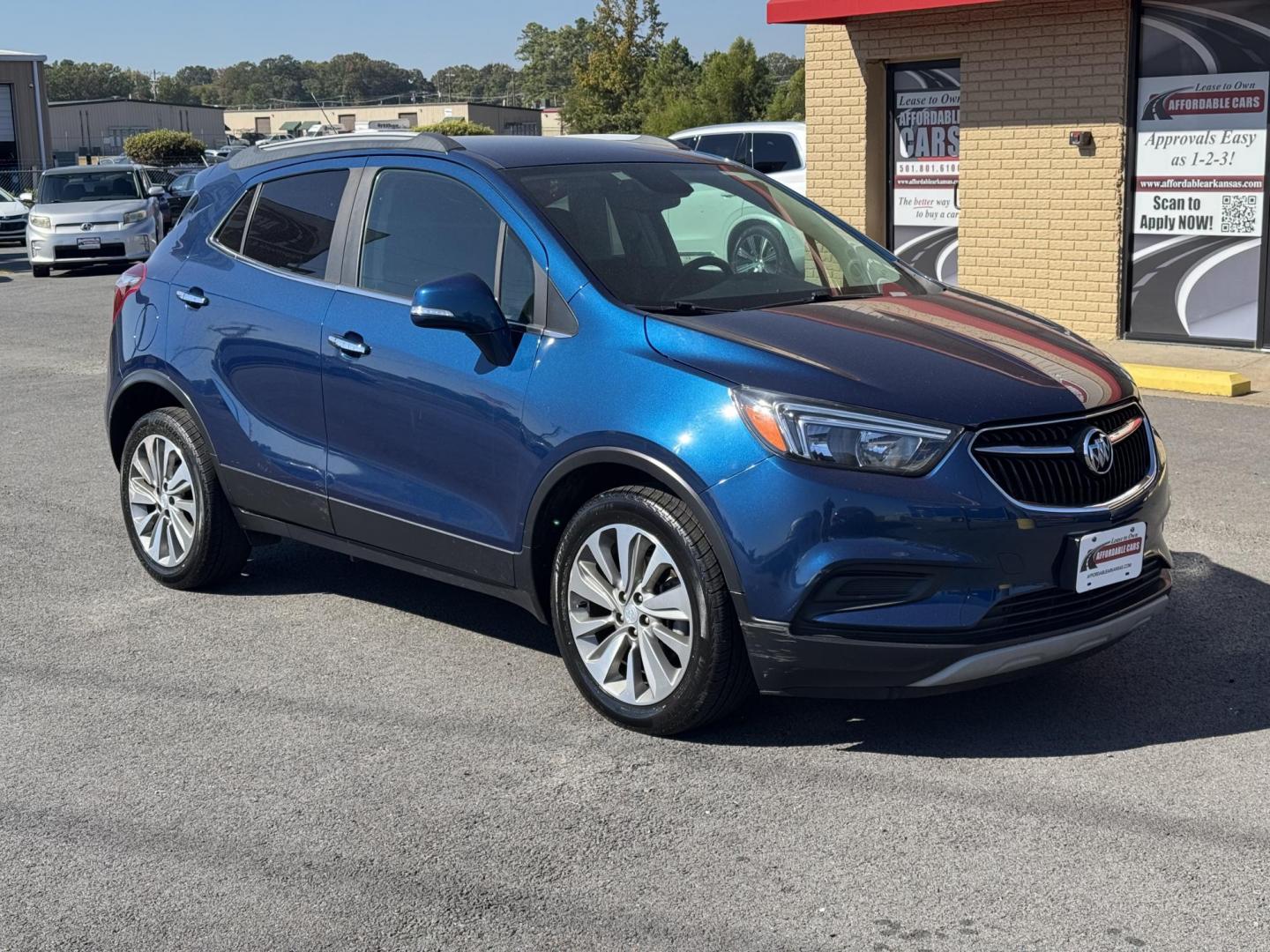 2019 Blue Buick Encore (KL4CJASB7KB) with an 4-Cyl, ECOTEC, Turbo, 1.4 Liter engine, Automatic, 6-Spd w/Overdrive and Shift Control transmission, located at 8008 Warden Rd, Sherwood, AR, 72120, (501) 801-6100, 34.830078, -92.186684 - Photo#1
