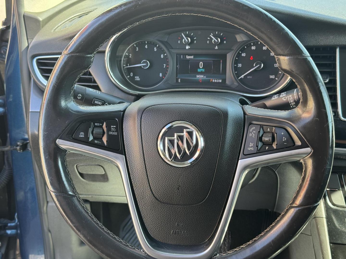 2019 Blue Buick Encore (KL4CJASB7KB) with an 4-Cyl, ECOTEC, Turbo, 1.4 Liter engine, Automatic, 6-Spd w/Overdrive and Shift Control transmission, located at 8008 Warden Rd, Sherwood, AR, 72120, (501) 801-6100, 34.830078, -92.186684 - Photo#17