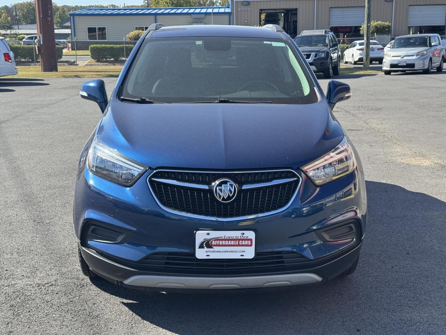 2019 Blue Buick Encore (KL4CJASB7KB) with an 4-Cyl, ECOTEC, Turbo, 1.4 Liter engine, Automatic, 6-Spd w/Overdrive and Shift Control transmission, located at 8008 Warden Rd, Sherwood, AR, 72120, (501) 801-6100, 34.830078, -92.186684 - Photo#2