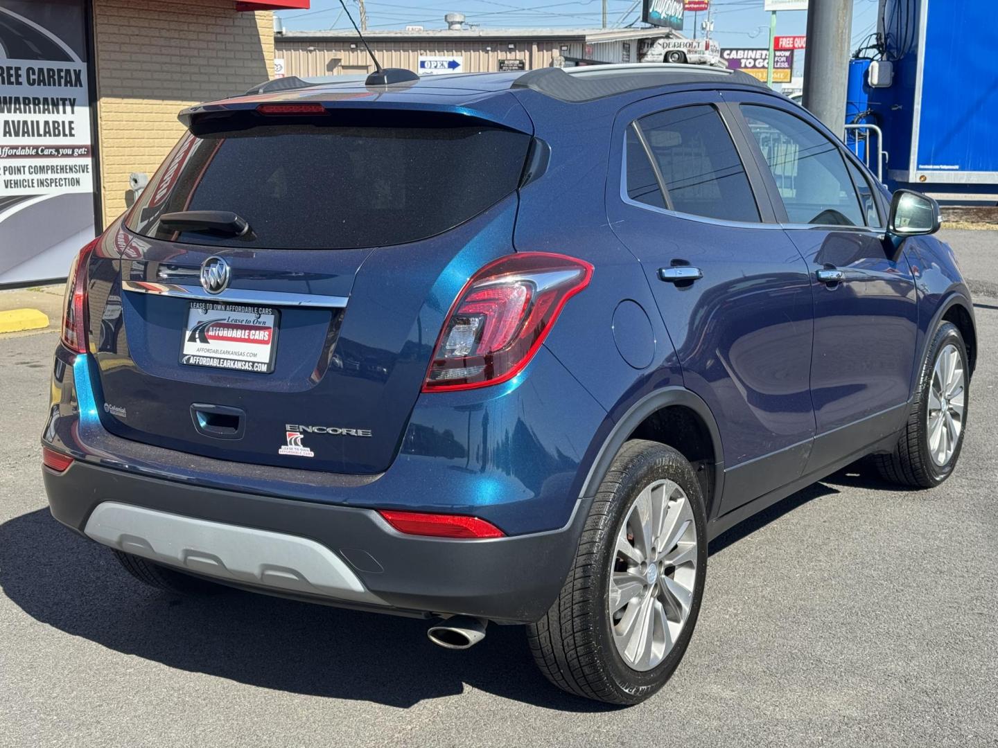 2019 Blue Buick Encore (KL4CJASB7KB) with an 4-Cyl, ECOTEC, Turbo, 1.4 Liter engine, Automatic, 6-Spd w/Overdrive and Shift Control transmission, located at 8008 Warden Rd, Sherwood, AR, 72120, (501) 801-6100, 34.830078, -92.186684 - Photo#7