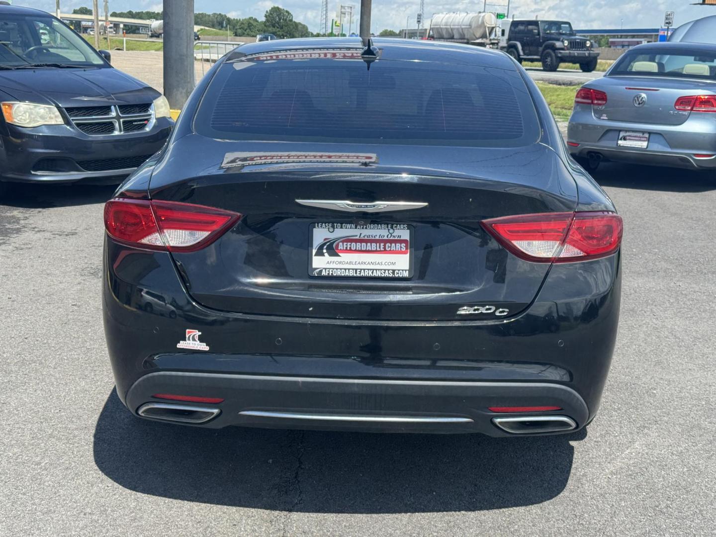 2015 Black Chrysler 200 (1C3CCCCGXFN) with an 4-Cyl, MultiAir PZEV 2.4L engine, Automatic, 9-Spd transmission, located at 8008 Warden Rd, Sherwood, AR, 72120, (501) 801-6100, 34.830078, -92.186684 - Photo#6