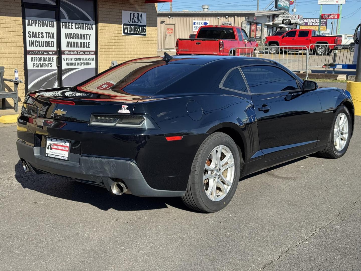 2015 Black Chevrolet Camaro (2G1FB1E36F9) with an V6, 3.6 Liter engine, Auto, 6-Spd w/TAPshift transmission, located at 8008 Warden Rd, Sherwood, AR, 72120, (501) 801-6100, 34.830078, -92.186684 - Photo#7