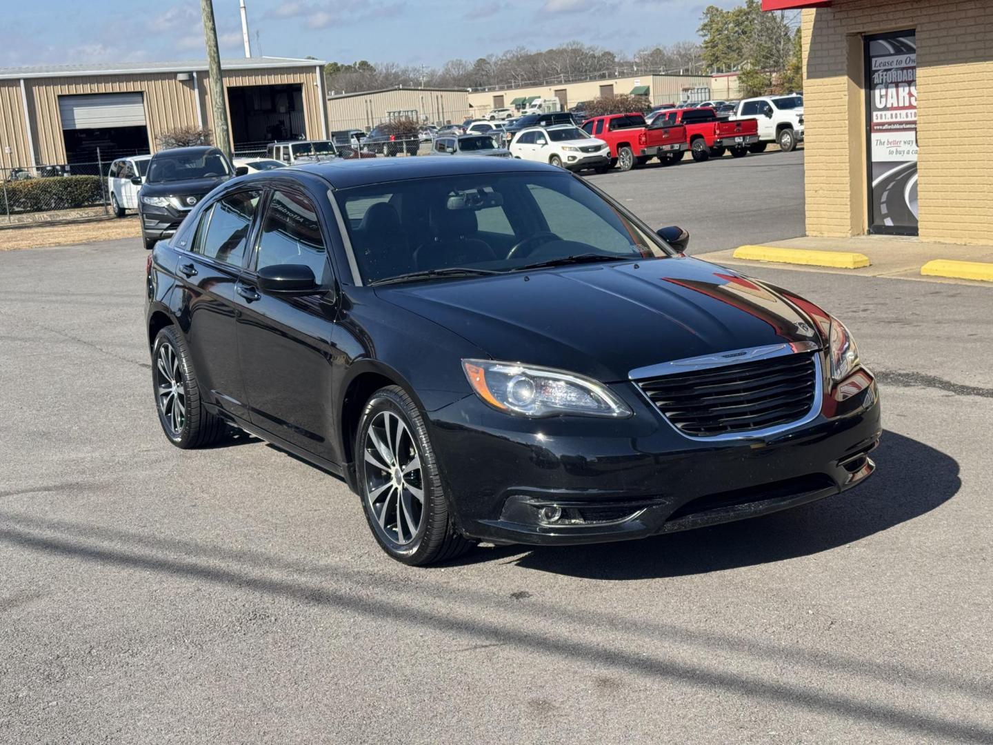 2012 Black Chrysler 200 (1C3CCBHG1CN) with an V6, Flex Fuel, 3.6 Liter engine, Automatic, 6-Spd w/Overdrive and AutoStick transmission, located at 8008 Warden Rd, Sherwood, AR, 72120, (501) 801-6100, 34.830078, -92.186684 - Photo#1