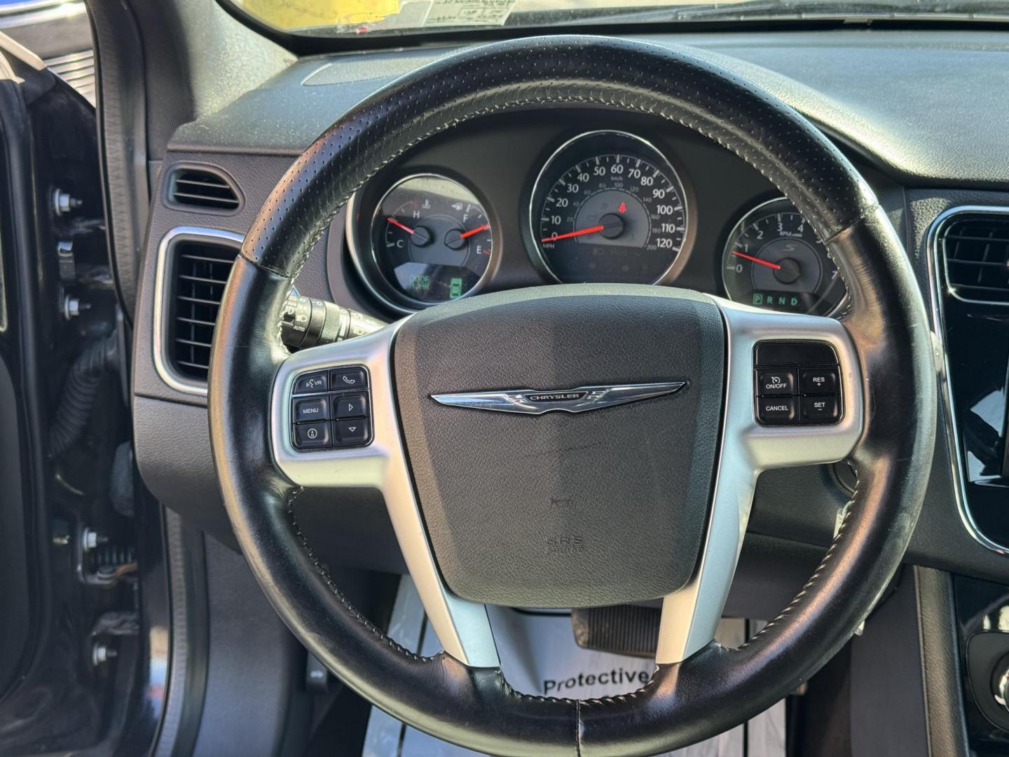 2012 Black Chrysler 200 (1C3CCBHG1CN) with an V6, Flex Fuel, 3.6 Liter engine, Automatic, 6-Spd w/Overdrive and AutoStick transmission, located at 8008 Warden Rd, Sherwood, AR, 72120, (501) 801-6100, 34.830078, -92.186684 - Photo#13