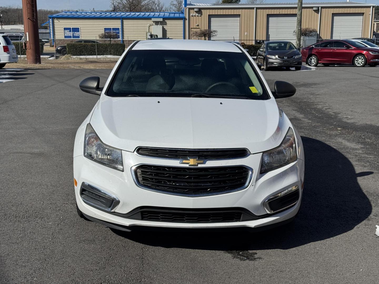 2015 White Chevrolet Cruze (1G1PA5SH2F7) with an 4-Cyl, ECOTEC, 1.8 Liter engine, Auto, 6-Spd Overdrive transmission, located at 8008 Warden Rd, Sherwood, AR, 72120, (501) 801-6100, 34.830078, -92.186684 - Photo#2