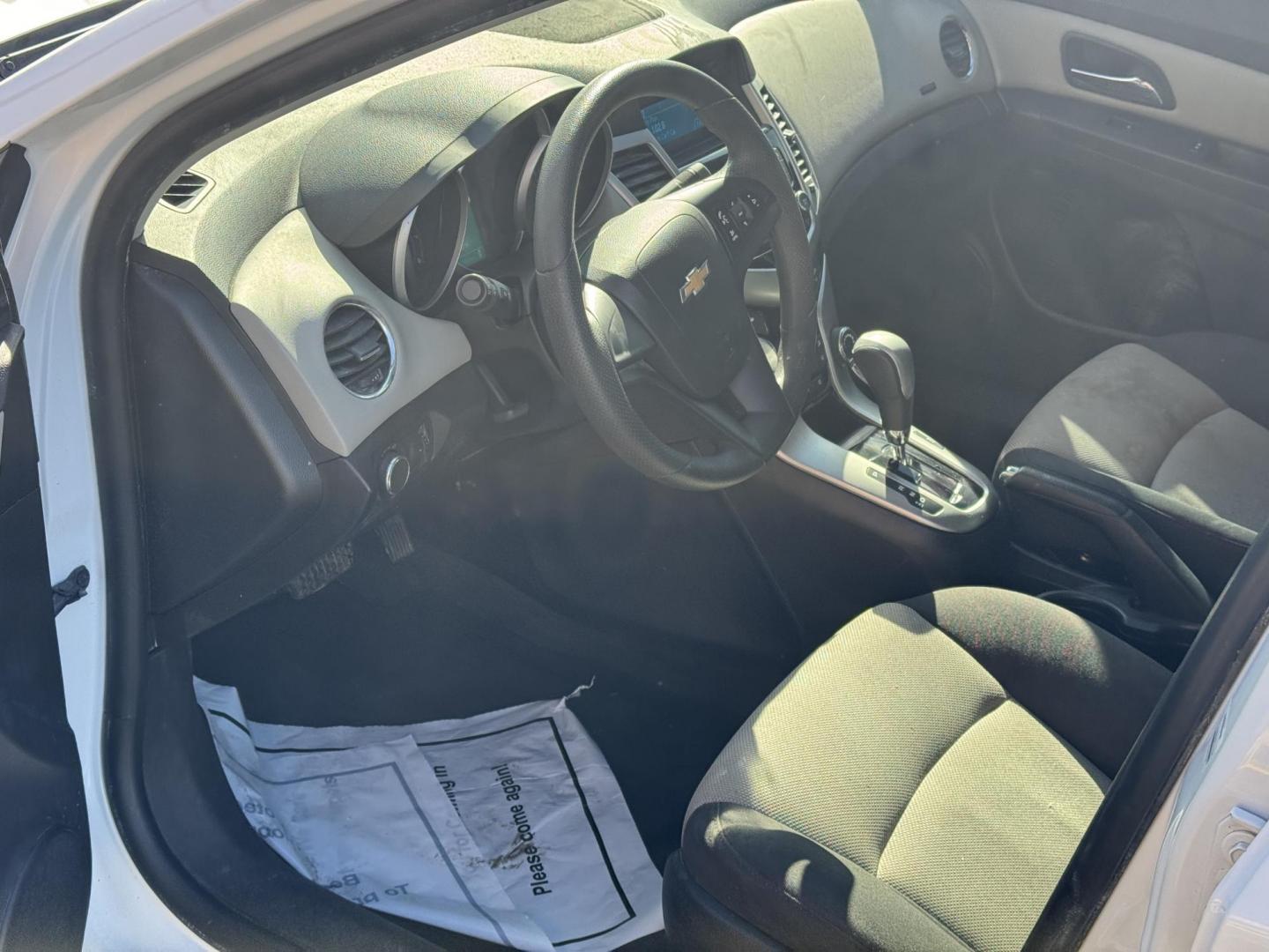 2015 White Chevrolet Cruze (1G1PA5SH2F7) with an 4-Cyl, ECOTEC, 1.8 Liter engine, Auto, 6-Spd Overdrive transmission, located at 8008 Warden Rd, Sherwood, AR, 72120, (501) 801-6100, 34.830078, -92.186684 - Photo#12