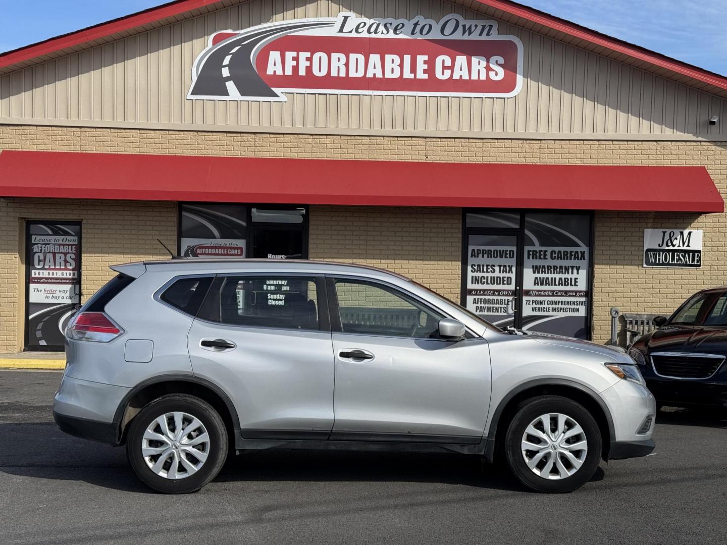 2016 Silver Nissan Rogue (JN8AT2MT7GW) with an 4-Cyl, 2.5 Liter engine, Auto, CVT Xtronic transmission, located at 8008 Warden Rd, Sherwood, AR, 72120, (501) 801-6100, 34.830078, -92.186684 - Photo#0