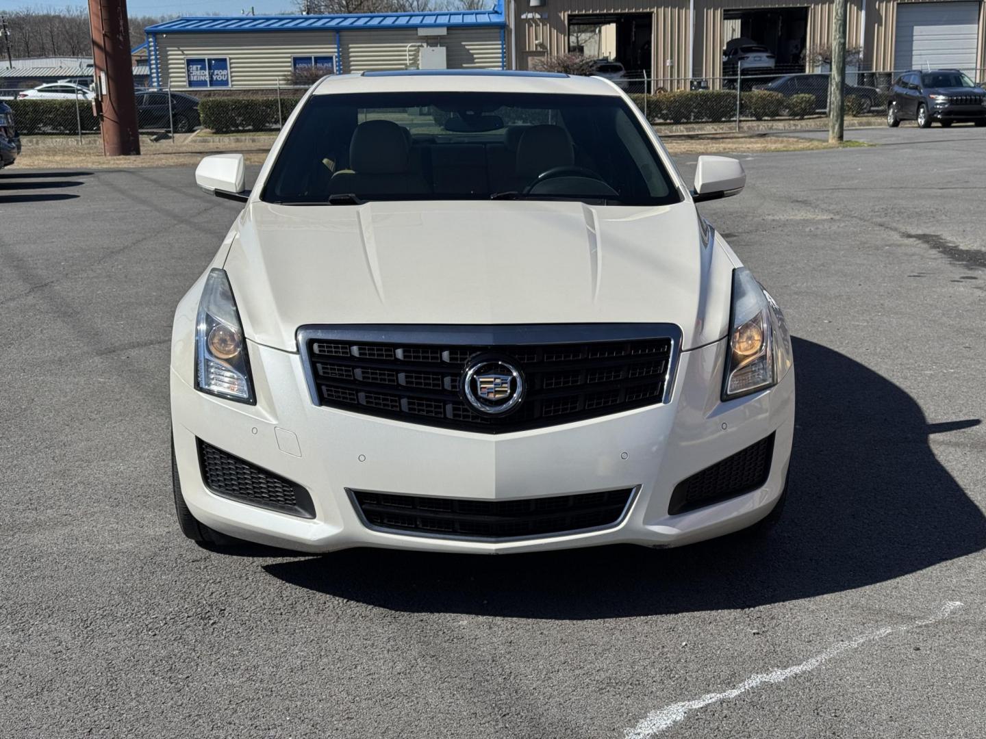 2014 White Cadillac ATS (1G6AB5R31E0) with an V6, Flex Fuel, 3.6 Liter engine, Automatic, 6-Spd transmission, located at 8008 Warden Rd, Sherwood, AR, 72120, (501) 801-6100, 34.830078, -92.186684 - Photo#2