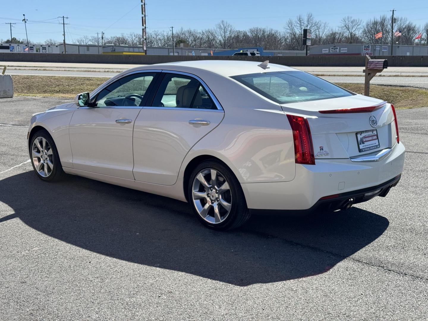2014 White Cadillac ATS (1G6AB5R31E0) with an V6, Flex Fuel, 3.6 Liter engine, Automatic, 6-Spd transmission, located at 8008 Warden Rd, Sherwood, AR, 72120, (501) 801-6100, 34.830078, -92.186684 - Photo#5