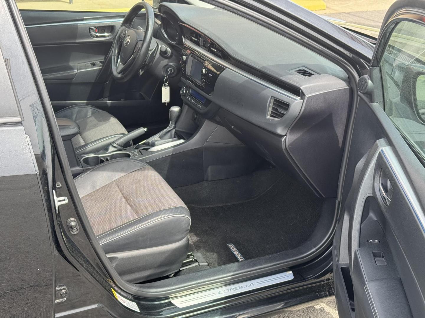 2015 Black Toyota Corolla (2T1BURHEXFC) with an 4-Cyl, 1.8 Liter engine, Auto, CVTi-S Manual transmission, located at 8008 Warden Rd, Sherwood, AR, 72120, (501) 801-6100, 34.830078, -92.186684 - Photo#14