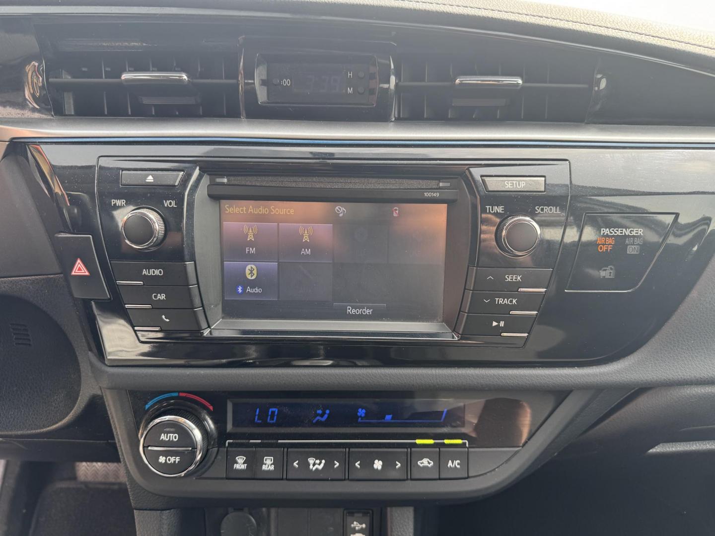 2015 Black Toyota Corolla (2T1BURHEXFC) with an 4-Cyl, 1.8 Liter engine, Auto, CVTi-S Manual transmission, located at 8008 Warden Rd, Sherwood, AR, 72120, (501) 801-6100, 34.830078, -92.186684 - Photo#15