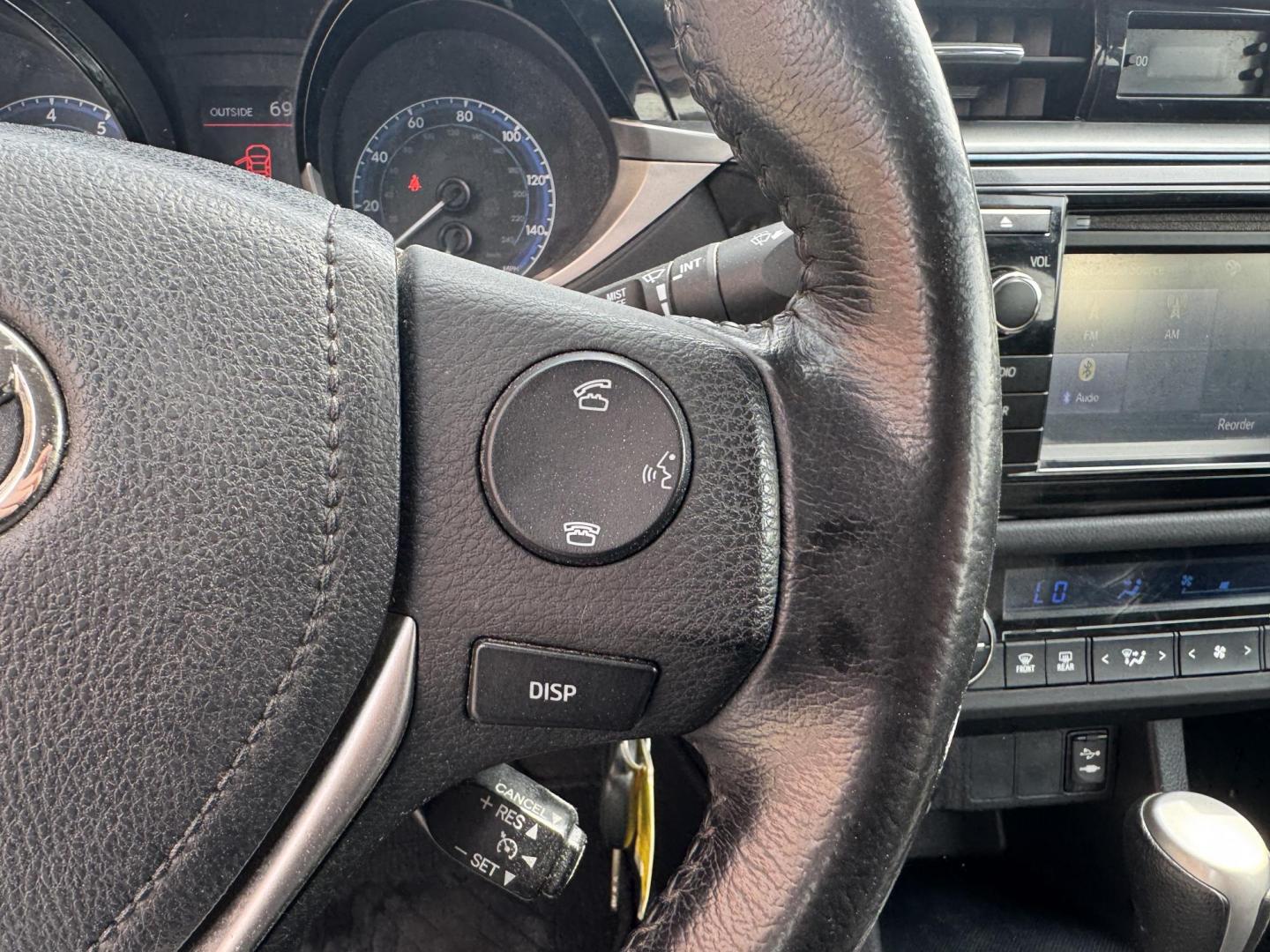2015 Black Toyota Corolla (2T1BURHEXFC) with an 4-Cyl, 1.8 Liter engine, Auto, CVTi-S Manual transmission, located at 8008 Warden Rd, Sherwood, AR, 72120, (501) 801-6100, 34.830078, -92.186684 - Photo#16