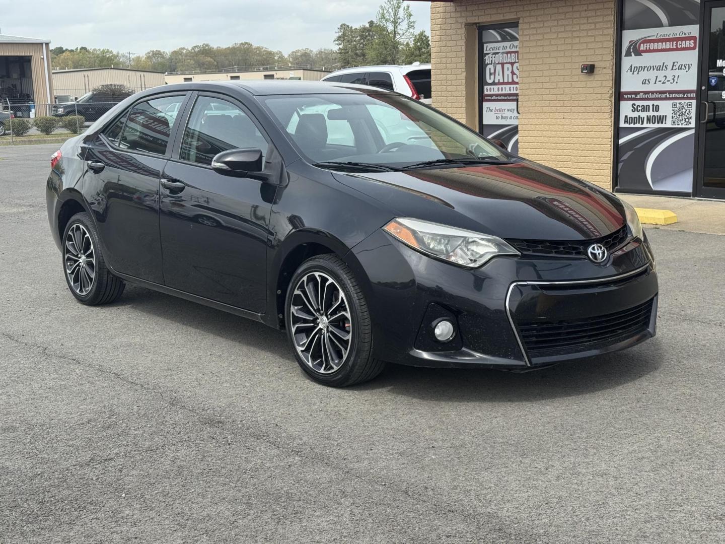 2015 Black Toyota Corolla (2T1BURHEXFC) with an 4-Cyl, 1.8 Liter engine, Auto, CVTi-S Manual transmission, located at 8008 Warden Rd, Sherwood, AR, 72120, (501) 801-6100, 34.830078, -92.186684 - Photo#2