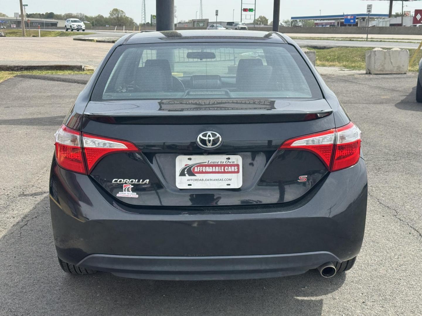 2015 Black Toyota Corolla (2T1BURHEXFC) with an 4-Cyl, 1.8 Liter engine, Auto, CVTi-S Manual transmission, located at 8008 Warden Rd, Sherwood, AR, 72120, (501) 801-6100, 34.830078, -92.186684 - Photo#6