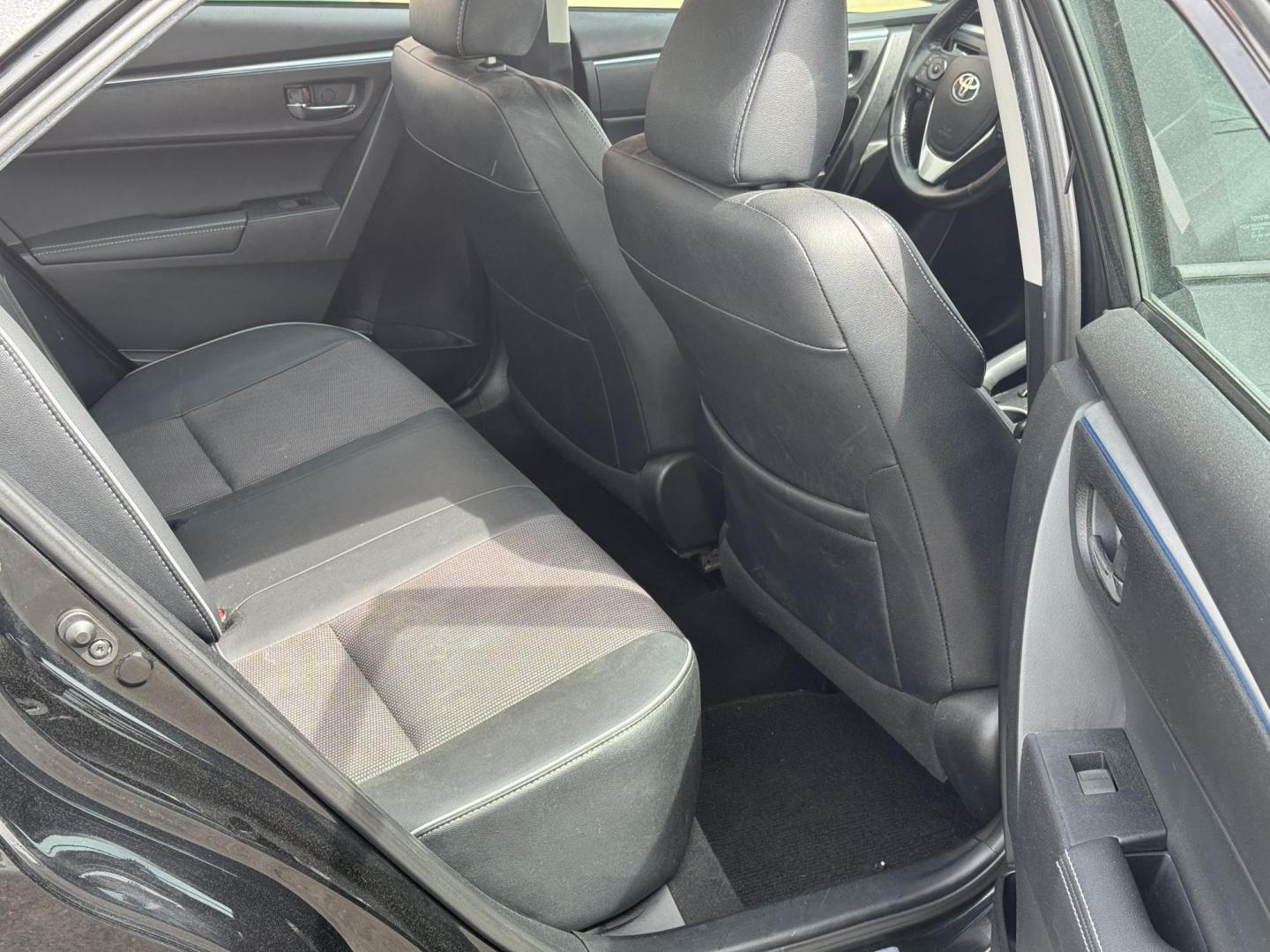 2015 Black Toyota Corolla (2T1BURHEXFC) with an 4-Cyl, 1.8 Liter engine, Auto, CVTi-S Manual transmission, located at 8008 Warden Rd, Sherwood, AR, 72120, (501) 801-6100, 34.830078, -92.186684 - Photo#8