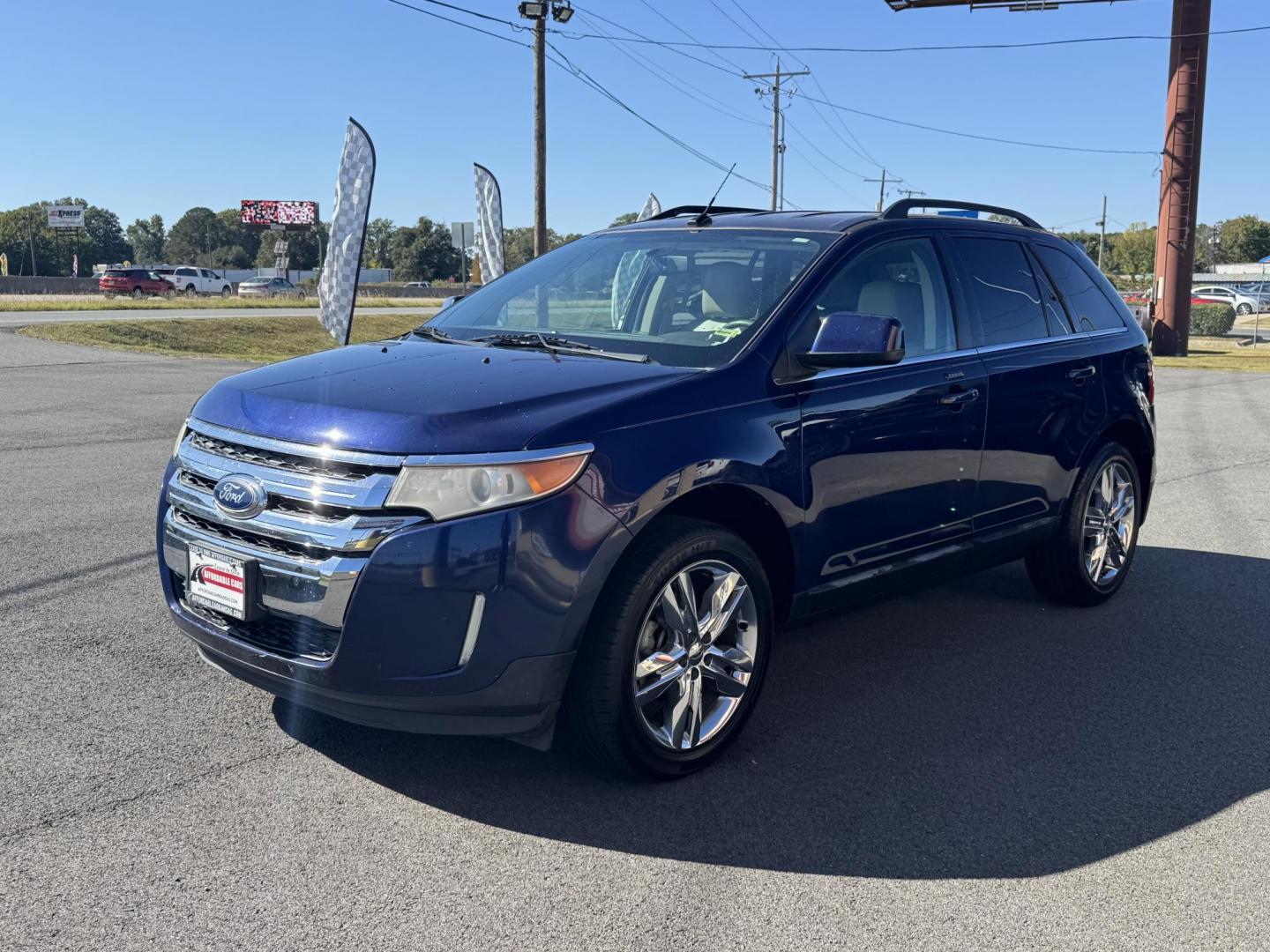 2011 Blue Ford Edge (2FMDK3KC5BB) with an V6, 3.5 Liter engine, Automatic, 6-Spd w/Overdrive transmission, located at 8008 Warden Rd, Sherwood, AR, 72120, (501) 801-6100, 34.830078, -92.186684 - Photo#3
