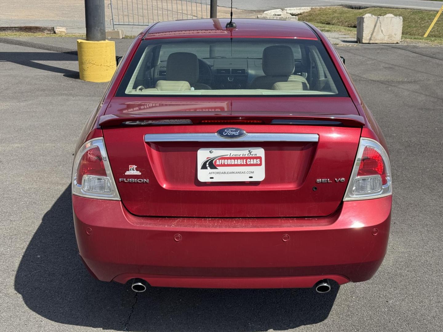 2009 Maroon Ford Fusion (3FAHP08139R) with an V6, 3.0 Liter engine, Automatic, 6-Spd w/Overdrive transmission, located at 8008 Warden Rd, Sherwood, AR, 72120, (501) 801-6100, 34.830078, -92.186684 - Photo#6