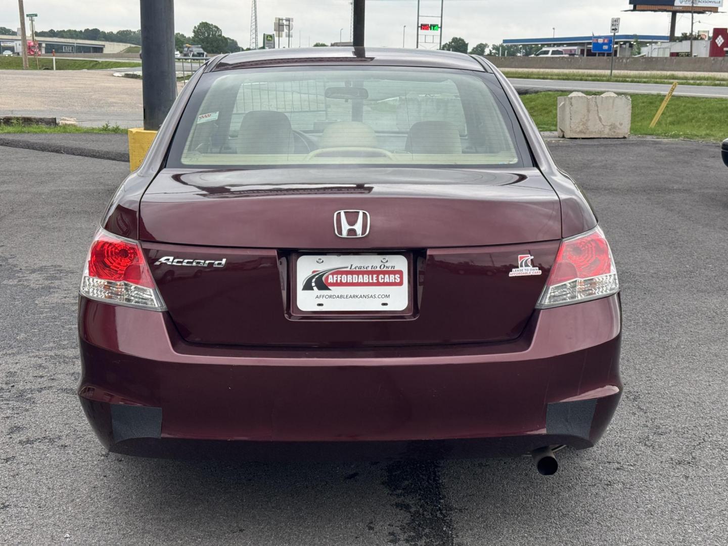 2008 Maroon Honda Accord (JHMCP26348C) with an 4-Cyl, i-VTEC, 2.4L engine, Auto, 5-Spd Overdrive transmission, located at 8008 Warden Rd, Sherwood, AR, 72120, (501) 801-6100, 34.830078, -92.186684 - Photo#6
