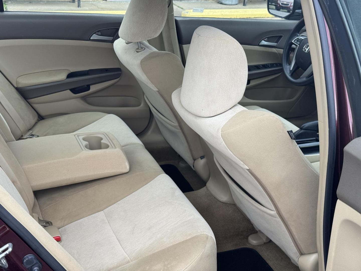 2008 Maroon Honda Accord (JHMCP26348C) with an 4-Cyl, i-VTEC, 2.4L engine, Auto, 5-Spd Overdrive transmission, located at 8008 Warden Rd, Sherwood, AR, 72120, (501) 801-6100, 34.830078, -92.186684 - Photo#9