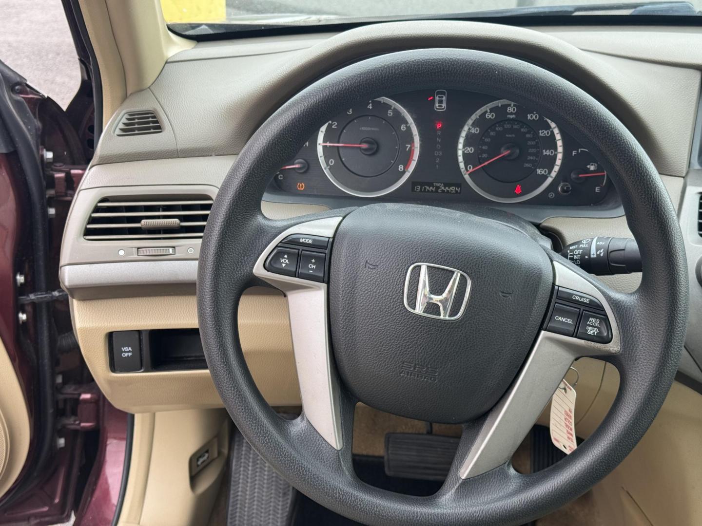 2008 Maroon Honda Accord (JHMCP26348C) with an 4-Cyl, i-VTEC, 2.4L engine, Auto, 5-Spd Overdrive transmission, located at 8008 Warden Rd, Sherwood, AR, 72120, (501) 801-6100, 34.830078, -92.186684 - Photo#14