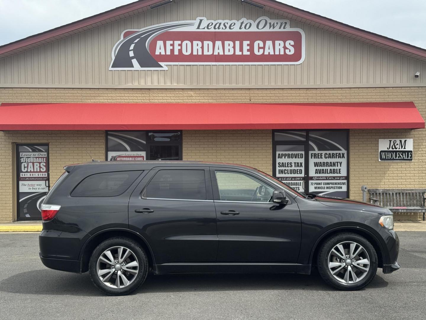 2013 Black Dodge Durango (1C4SDHCT5DC) with an V8, HEMI, 5.7 Liter engine, Auto, 6-Spd w/OD transmission, located at 8008 Warden Rd, Sherwood, AR, 72120, (501) 801-6100, 34.830078, -92.186684 - Photo#0