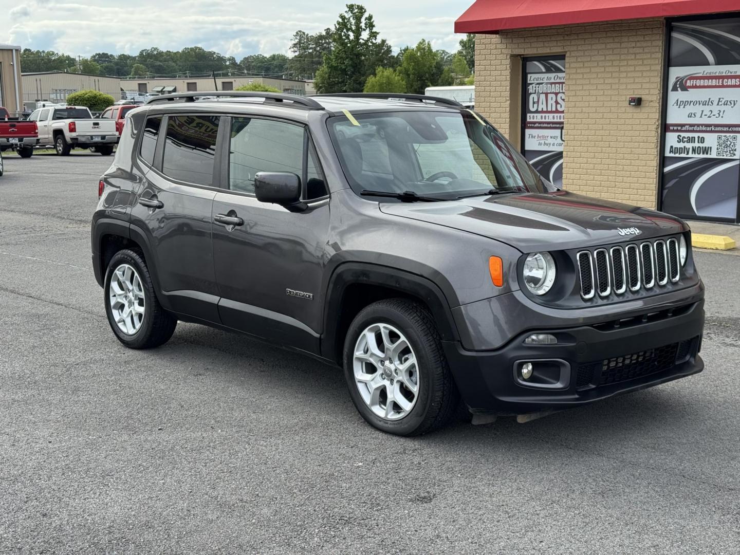 2018 Gray Jeep Renegade (ZACCJABB3JP) with an 4-Cyl, MultiAir, 2.4L engine, Automatic, 9-Spd transmission, located at 8008 Warden Rd, Sherwood, AR, 72120, (501) 801-6100, 34.830078, -92.186684 - Photo#1
