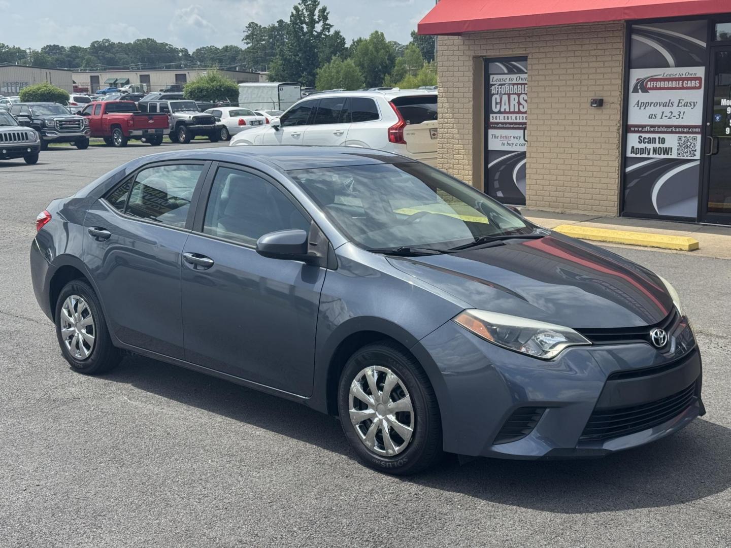2014 Blue Toyota Corolla (5YFBURHE0EP) with an 4-Cyl, 1.8 Liter engine, Automatic, CVTi-S transmission, located at 8008 Warden Rd, Sherwood, AR, 72120, (501) 801-6100, 34.830078, -92.186684 - Photo#1