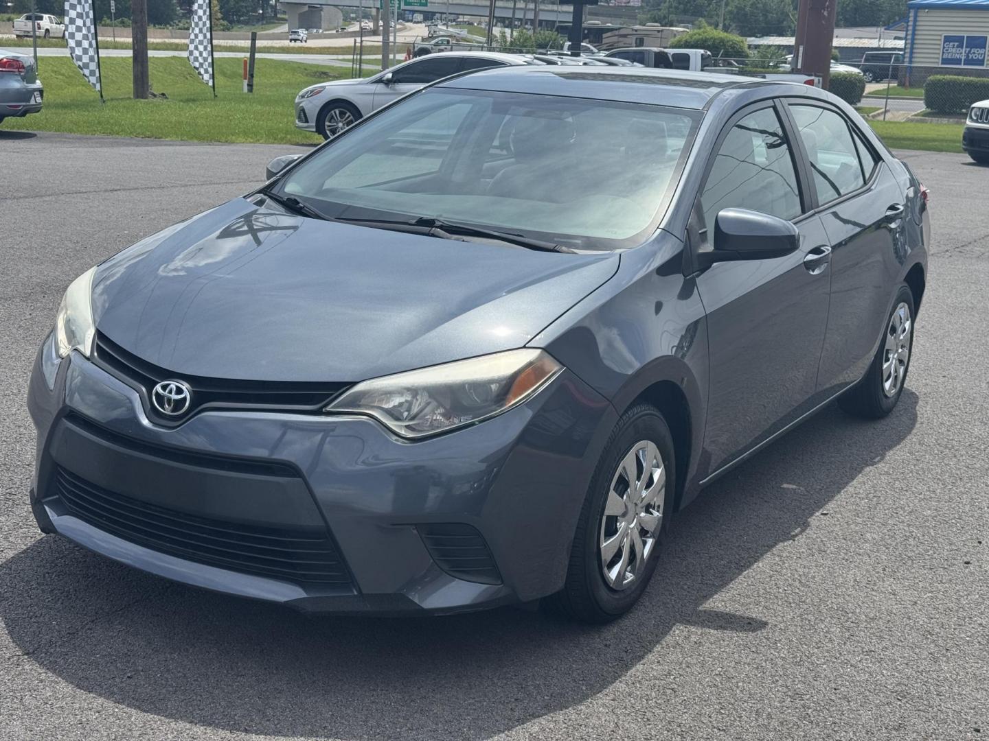 2014 Blue Toyota Corolla (5YFBURHE0EP) with an 4-Cyl, 1.8 Liter engine, Automatic, CVTi-S transmission, located at 8008 Warden Rd, Sherwood, AR, 72120, (501) 801-6100, 34.830078, -92.186684 - Photo#3