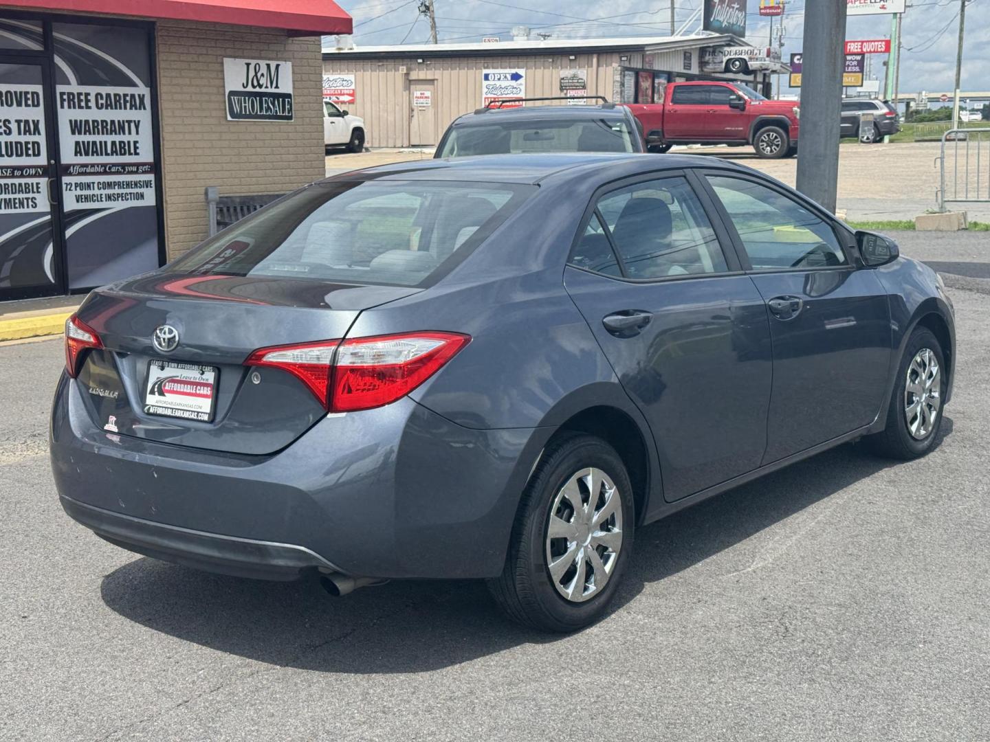 2014 Blue Toyota Corolla (5YFBURHE0EP) with an 4-Cyl, 1.8 Liter engine, Automatic, CVTi-S transmission, located at 8008 Warden Rd, Sherwood, AR, 72120, (501) 801-6100, 34.830078, -92.186684 - Photo#7