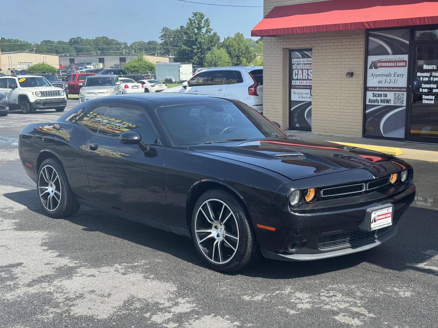 2015 Black Dodge Challenger (2C3CDZAG8FH) with an V6, 3.6 Liter engine, Automatic, 8-Spd transmission, located at 8008 Warden Rd, Sherwood, AR, 72120, (501) 801-6100, 34.830078, -92.186684 - Photo#1