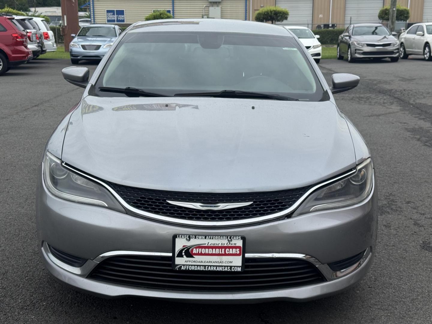 2015 Gray Chrysler 200 (1C3CCCAB7FN) with an 4-Cyl, MultiAir, 2.4L engine, Automatic, 9-Spd transmission, located at 8008 Warden Rd, Sherwood, AR, 72120, (501) 801-6100, 34.830078, -92.186684 - Photo#2