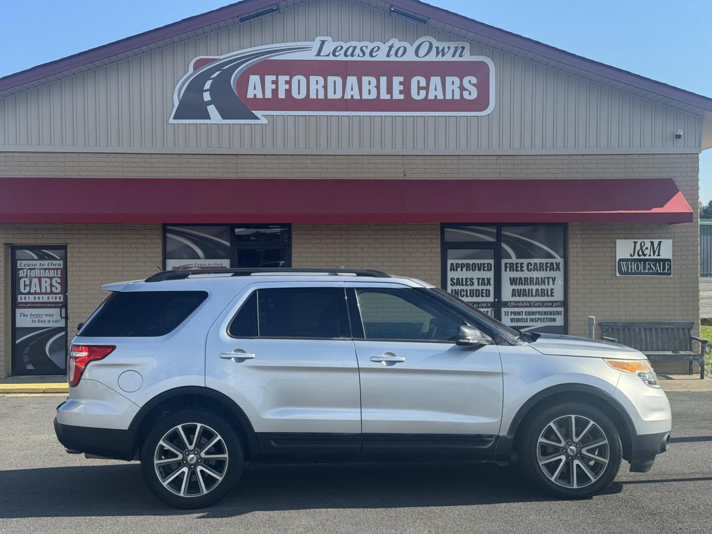 2015 Silver Ford Explorer (1FM5K7D8XFG) with an V6, 3.5 Liter engine, Auto, 6-Spd SelectShift transmission, located at 8008 Warden Rd, Sherwood, AR, 72120, (501) 801-6100, 34.830078, -92.186684 - Photo#0