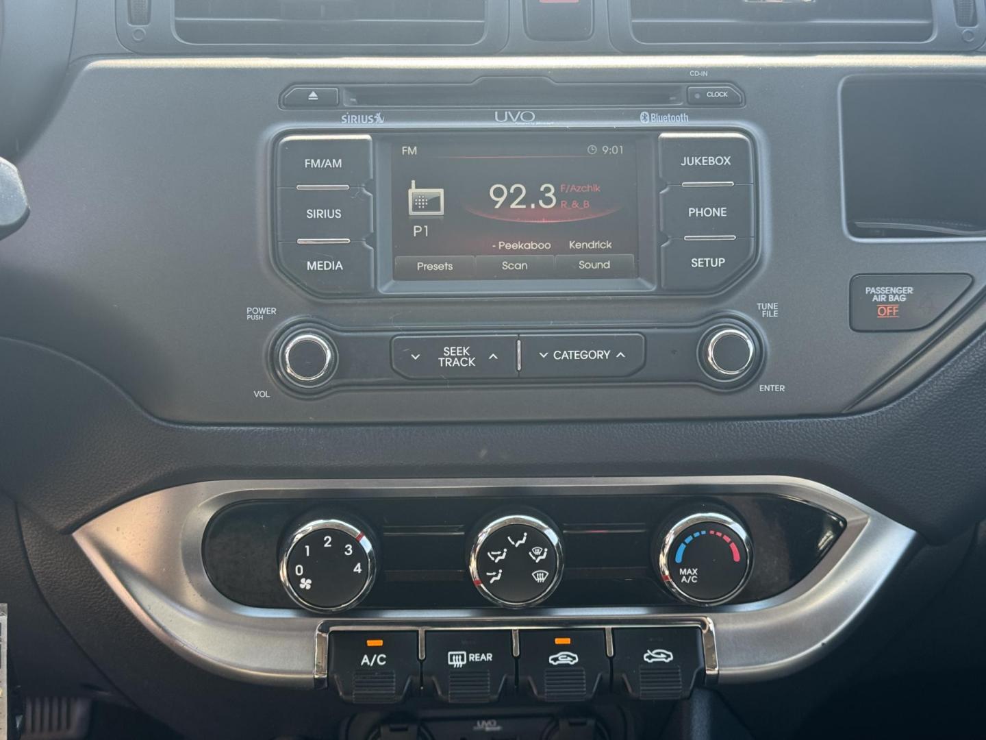 2012 Blue Kia Rio (KNADN5A34C6) with an 4-Cyl, 1.6 Liter engine, Automatic, 6-Spd w/Overdrive transmission, located at 8008 Warden Rd, Sherwood, AR, 72120, (501) 801-6100, 34.830078, -92.186684 - Photo#14