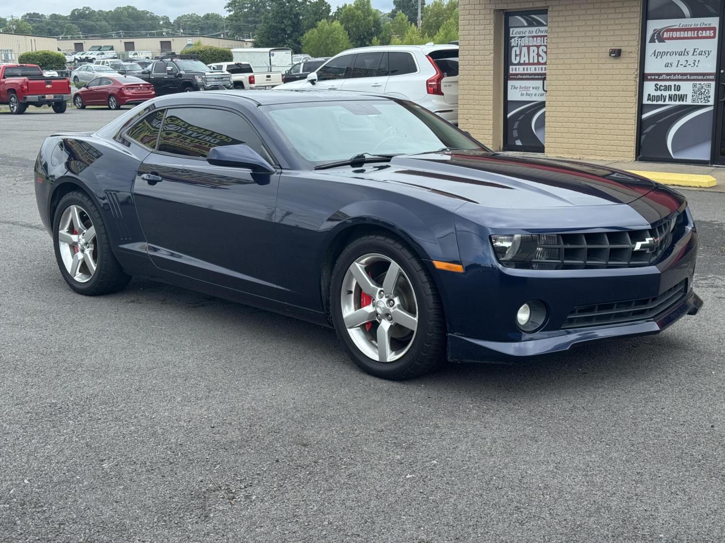 2011 Blue Chevrolet Camaro (2G1FC1ED3B9) with an V6, 3.6 Liter engine, Automatic, 6-Spd w/Overdrive and TAPshift transmission, located at 8008 Warden Rd, Sherwood, AR, 72120, (501) 801-6100, 34.830078, -92.186684 - Photo#1