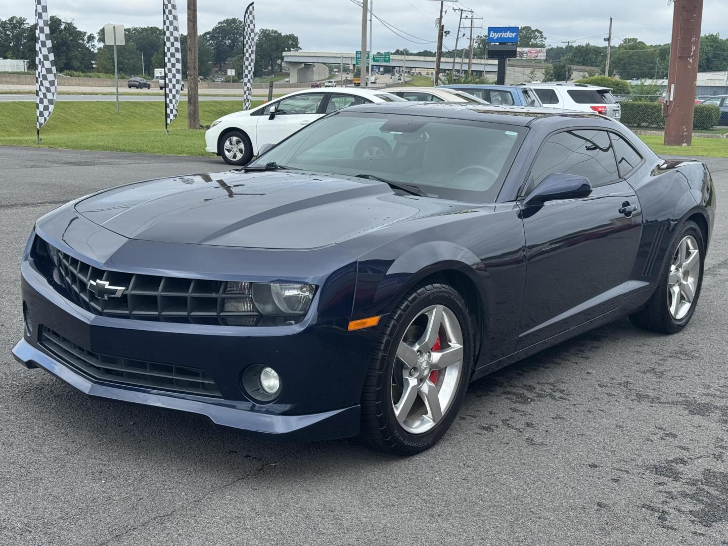 2011 Blue Chevrolet Camaro (2G1FC1ED3B9) with an V6, 3.6 Liter engine, Automatic, 6-Spd w/Overdrive and TAPshift transmission, located at 8008 Warden Rd, Sherwood, AR, 72120, (501) 801-6100, 34.830078, -92.186684 - Photo#3