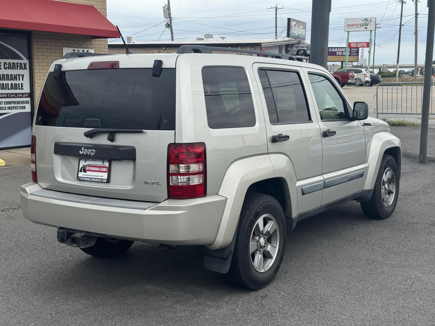 2008 Tan Jeep Liberty (1J8GP28K78W) with an V6, 3.7 Liter engine, Automatic, 4-Spd w/Overdrive transmission, located at 8008 Warden Rd, Sherwood, AR, 72120, (501) 801-6100, 34.830078, -92.186684 - Photo#7