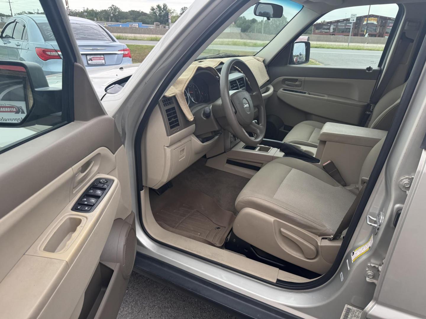 2008 Tan Jeep Liberty (1J8GP28K78W) with an V6, 3.7 Liter engine, Automatic, 4-Spd w/Overdrive transmission, located at 8008 Warden Rd, Sherwood, AR, 72120, (501) 801-6100, 34.830078, -92.186684 - Photo#12