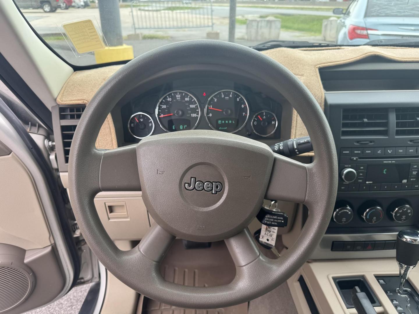 2008 Tan Jeep Liberty (1J8GP28K78W) with an V6, 3.7 Liter engine, Automatic, 4-Spd w/Overdrive transmission, located at 8008 Warden Rd, Sherwood, AR, 72120, (501) 801-6100, 34.830078, -92.186684 - Photo#15