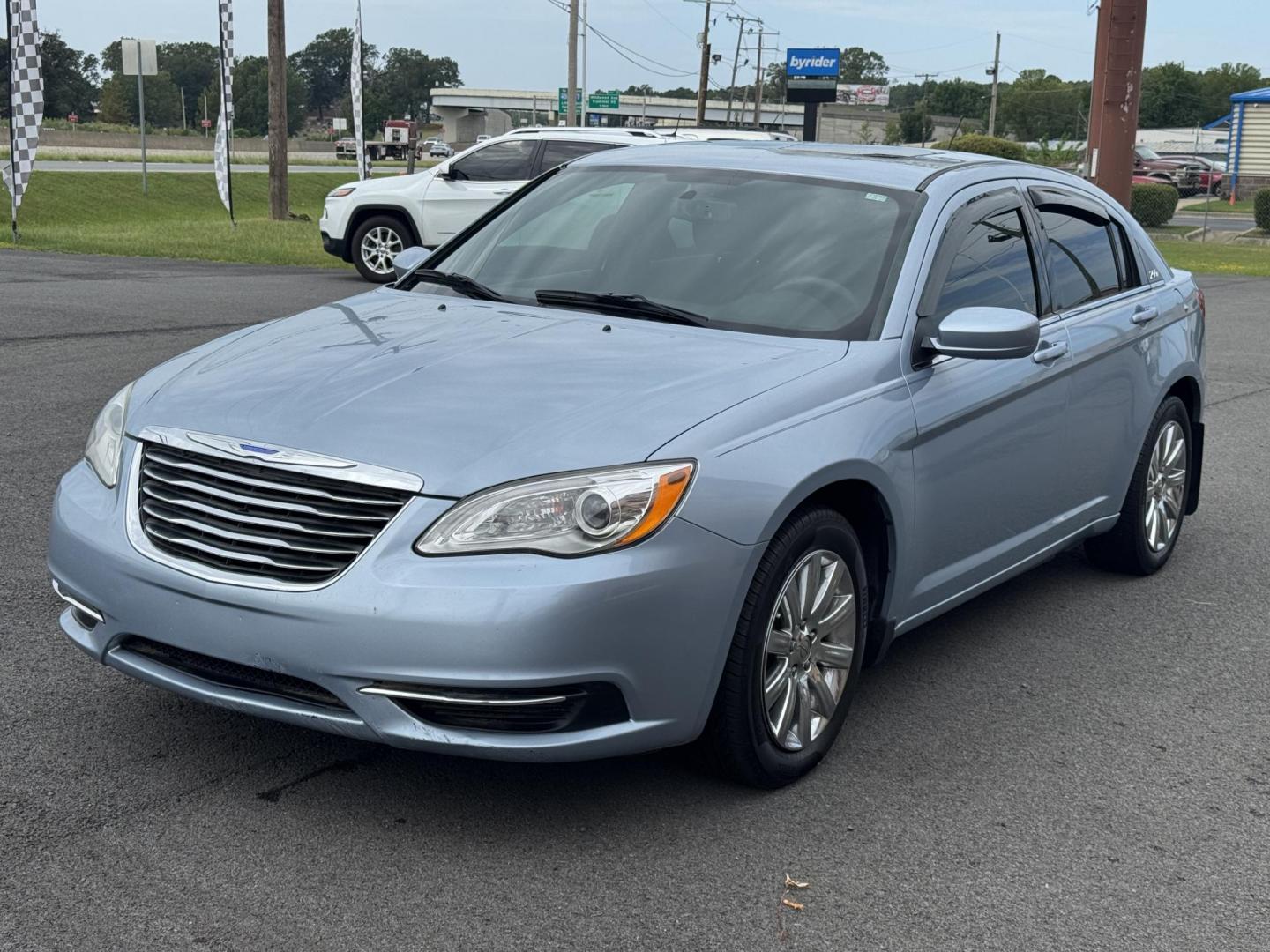 2013 Blue Chrysler 200 (1C3CCBBB2DN) with an 4-Cyl, 2.4 Liter engine, Automatic, 6-Spd w/AutoStick transmission, located at 8008 Warden Rd, Sherwood, AR, 72120, (501) 801-6100, 34.830078, -92.186684 - Photo#3