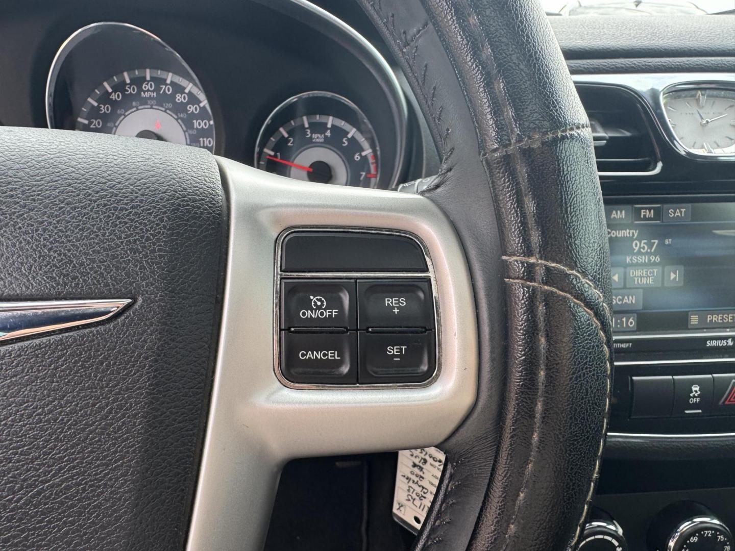 2013 Blue Chrysler 200 (1C3CCBBB2DN) with an 4-Cyl, 2.4 Liter engine, Automatic, 6-Spd w/AutoStick transmission, located at 8008 Warden Rd, Sherwood, AR, 72120, (501) 801-6100, 34.830078, -92.186684 - Photo#22