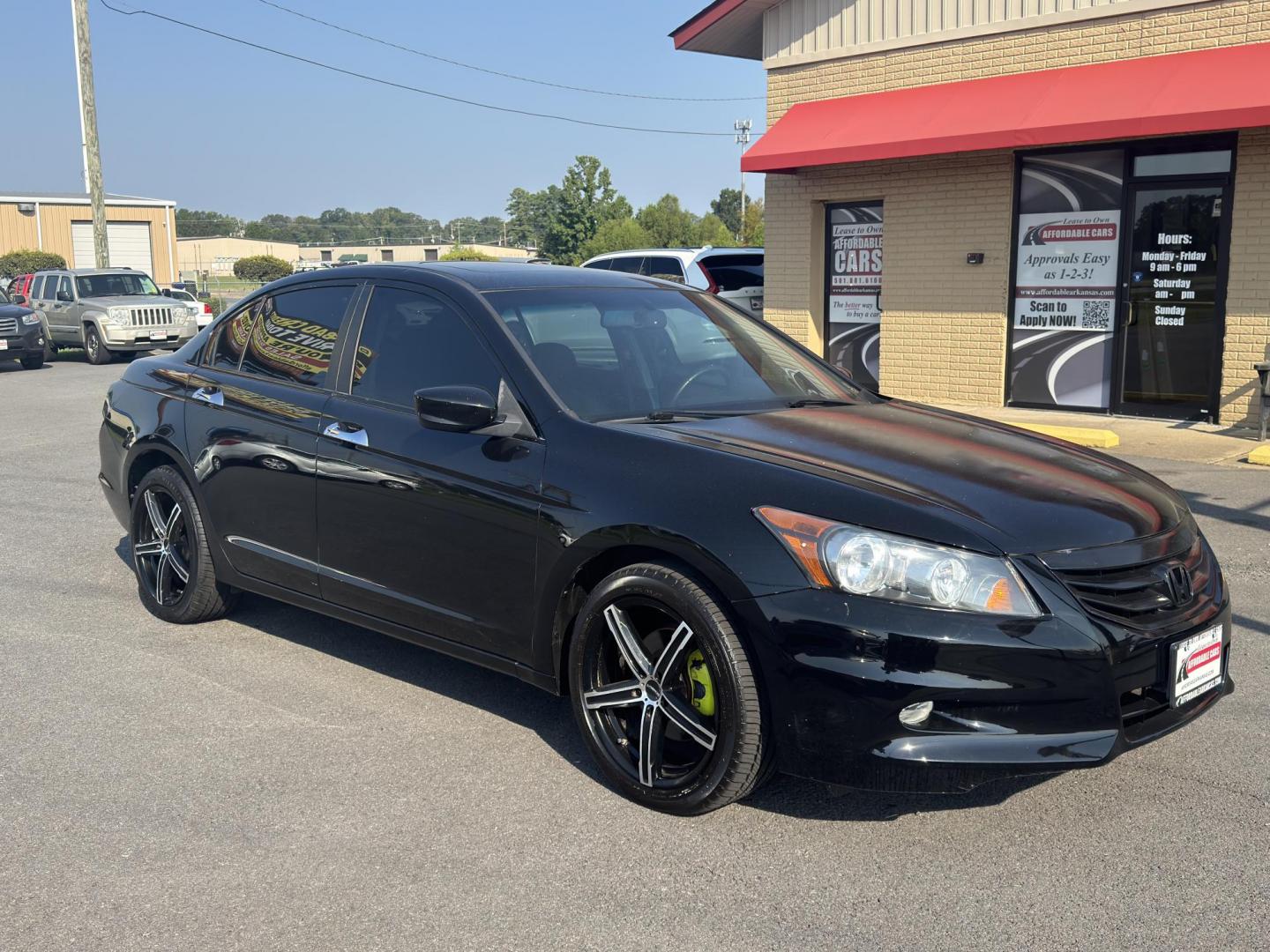 2012 Black Honda Accord (1HGCP3F89CA) with an V6, VTEC, 3.5 Liter engine, Automatic, 5-Spd transmission, located at 8008 Warden Rd, Sherwood, AR, 72120, (501) 801-6100, 34.830078, -92.186684 - Photo#1