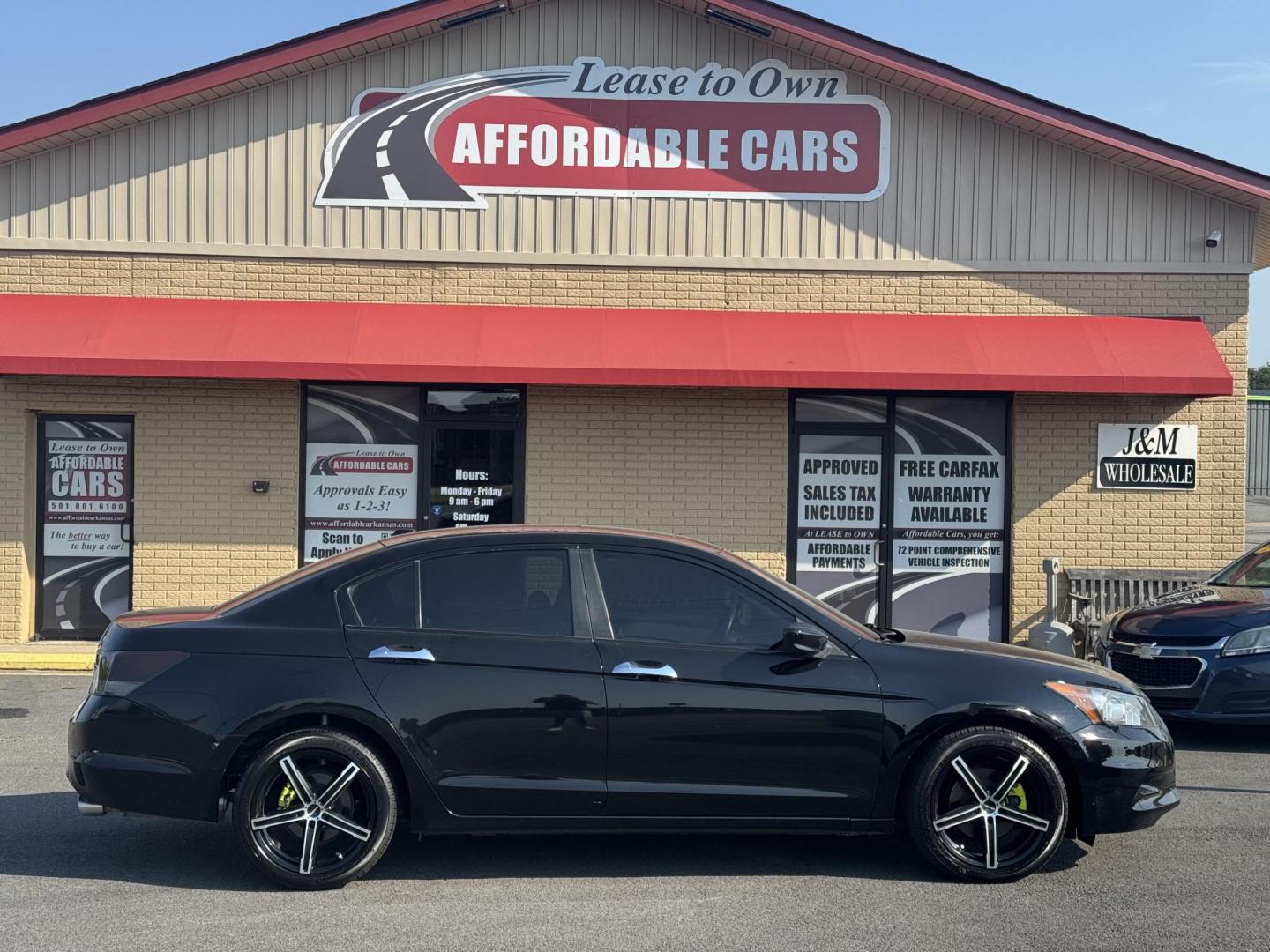 2012 Black Honda Accord (1HGCP3F89CA) with an V6, VTEC, 3.5 Liter engine, Automatic, 5-Spd transmission, located at 8008 Warden Rd, Sherwood, AR, 72120, (501) 801-6100, 34.830078, -92.186684 - Photo#0