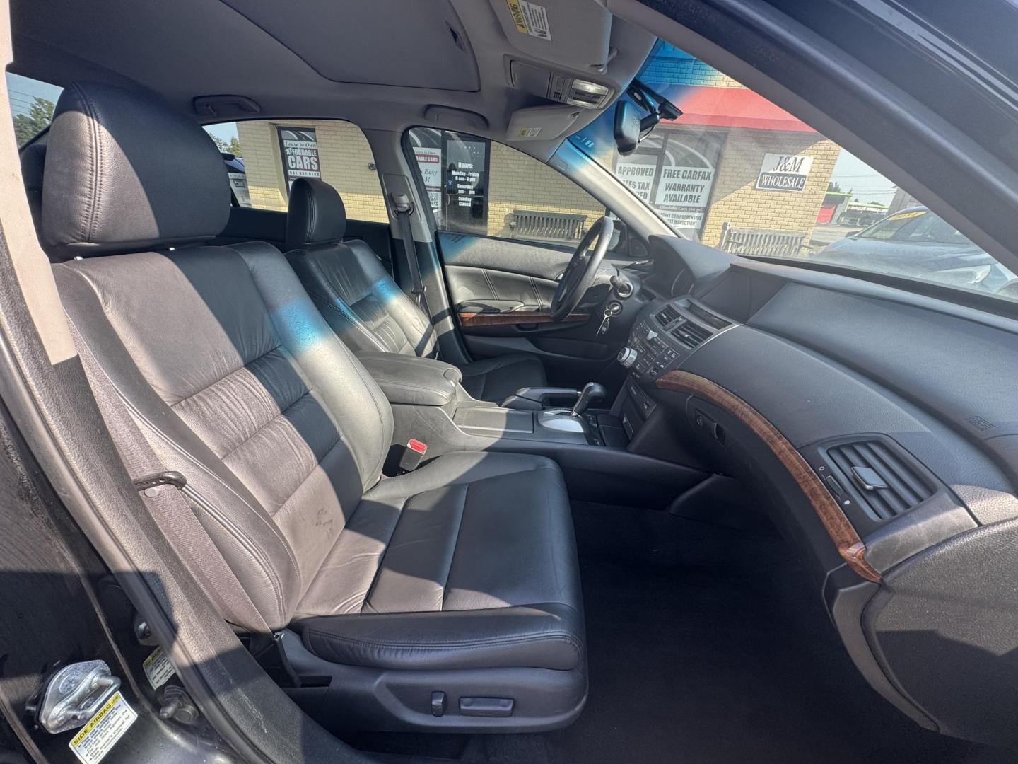 2012 Black Honda Accord (1HGCP3F89CA) with an V6, VTEC, 3.5 Liter engine, Automatic, 5-Spd transmission, located at 8008 Warden Rd, Sherwood, AR, 72120, (501) 801-6100, 34.830078, -92.186684 - Photo#8