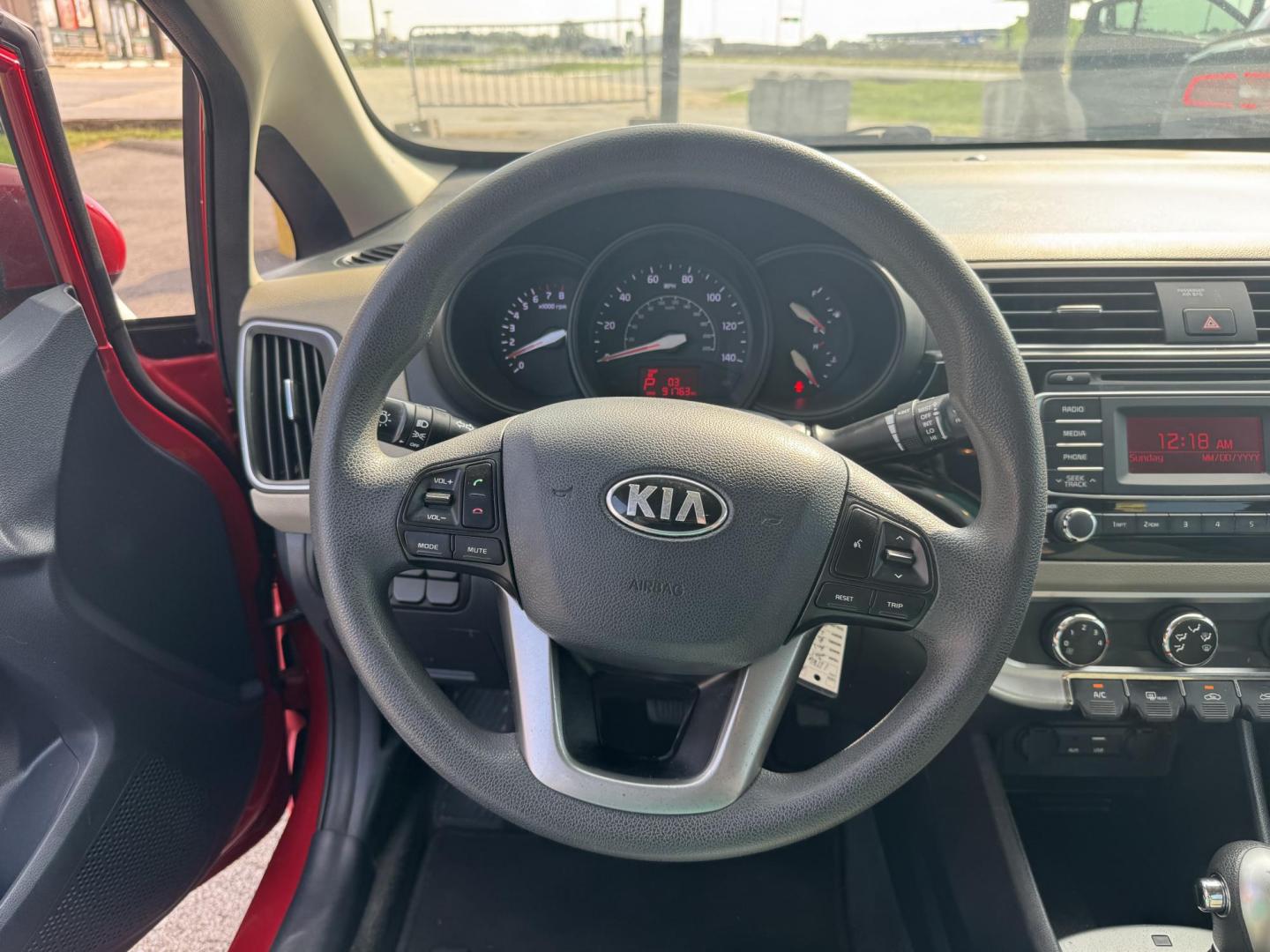 2017 Maroon Kia Rio (KNADM4A37H6) with an 4-Cyl, 1.6 Liter engine, Automatic, 6-Spd transmission, located at 8008 Warden Rd, Sherwood, AR, 72120, (501) 801-6100, 34.830078, -92.186684 - Photo#12